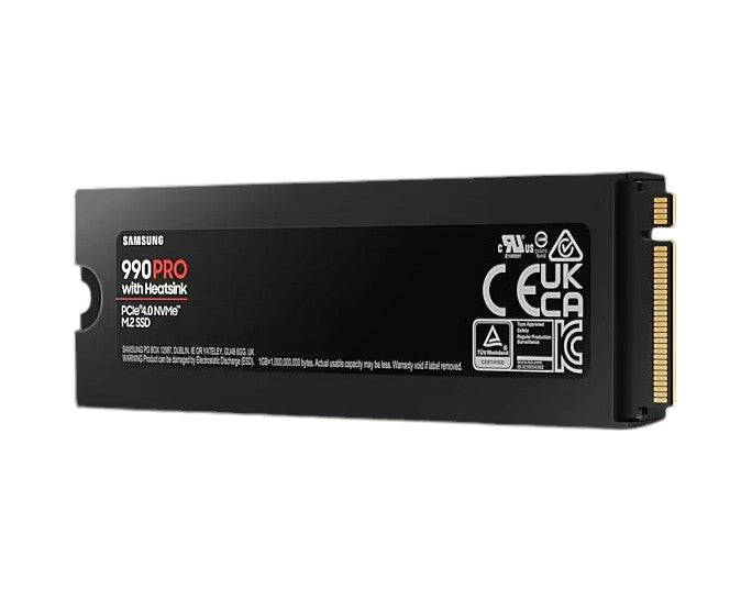 Samsung 990 PRO NVMe M.2 SSD with Heatsink – Blazing Fast PCIe 4.0 Speeds Samsung 990 PRO NVMe M.2 SSD with Heatsink – Blazing Fast PCIe 4.0 Speeds